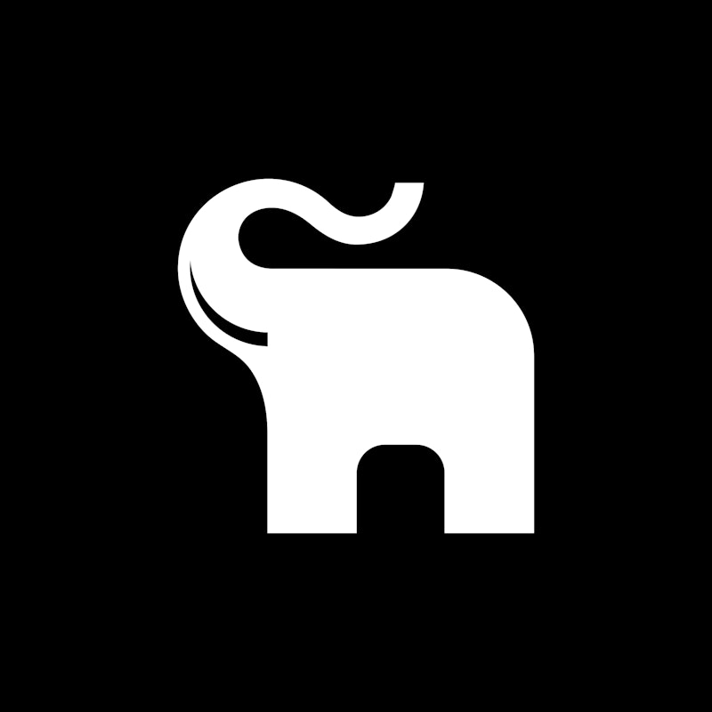 Inspirational logo designed by Bob Noorda,Unimark International for L’Elefante}